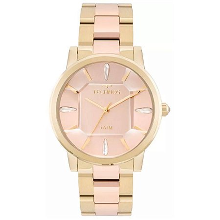 Relógio Feminino Technos Elegance Crystal 2039BS/4T Dourado