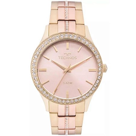 Relógio Feminino Technos Elegance Crystal 2035MMJ/5T - Dourado