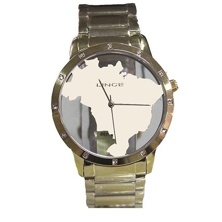 Relógio Feminino Lince Analógico LRG4512L/C1KK - Dourado