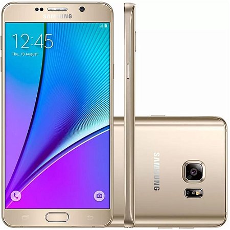Seminovo - Smartphone Samsung Note 5 - Dourado - Excelente