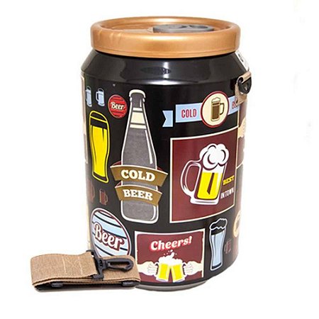 Cooler Térmico Doctor Cooler Vintage 24 Latas 350ml - Preto