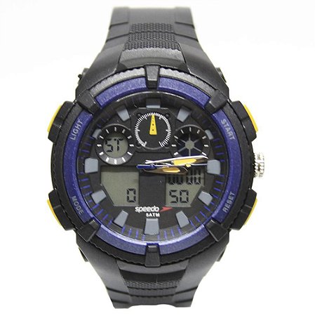 Relógio Masculino Speedo Anadigi 81159G0EVNP4 - Preto