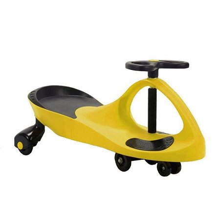 Carrinho De Rolimã Importway Gira 360° BW-004 Amarelo