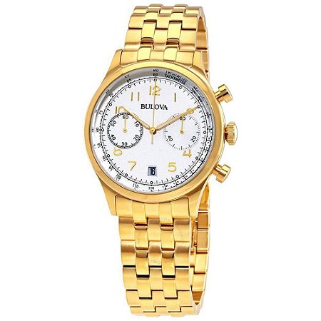 Relógio Masculino Bulova Dress WB22391H - Dourado