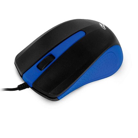 Mouse Óptico C3Tech 1000DPI MS-20BL - Preto/Azul