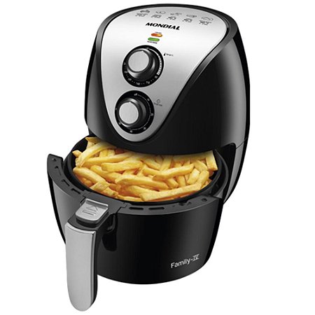 Fritadeira Air Fryer Mondial Family IV 3,5L AF30I Preto 127V