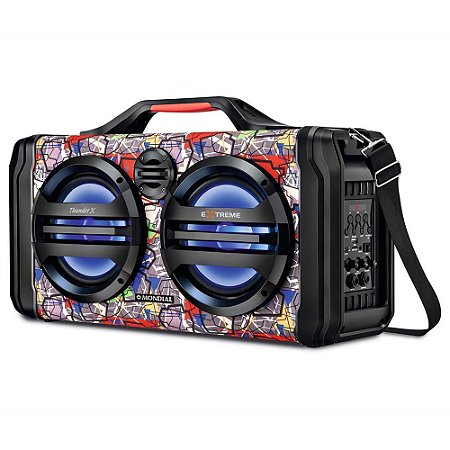 Caixa Amplificada Mondial Thunder X Extreme MCO-10 - Bivolt