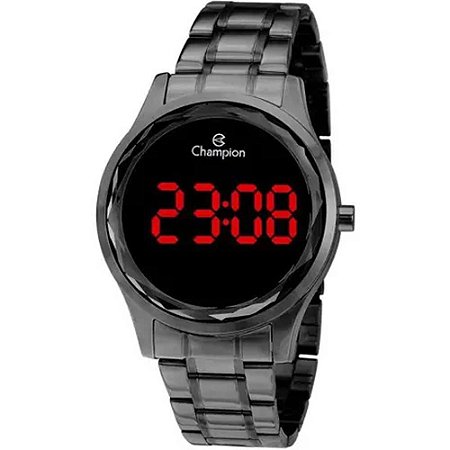 Relógio Feminino Digital Champion CH48019D - Preto