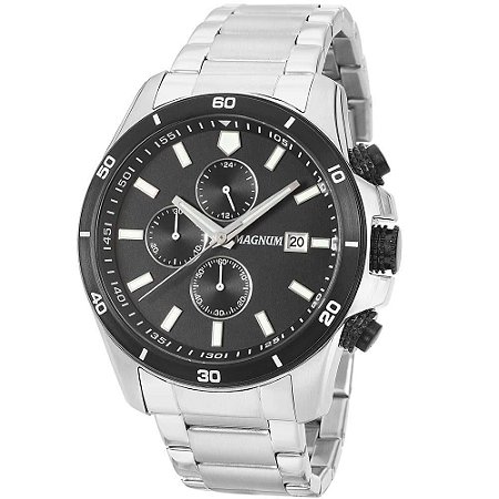 Relógio Masculino Magnum Analógico MA34647T - Prata
