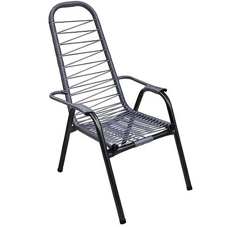 Cadeira de Fio Big Cadeiras Super Luxo - Prata