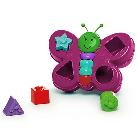 Brinquedo Borboleta Calesita Educativo Espoleta 862 - Roxo