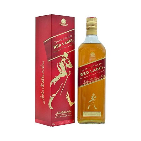 Whisky Escocês Johnnie Walker Red Label - 1 Litro