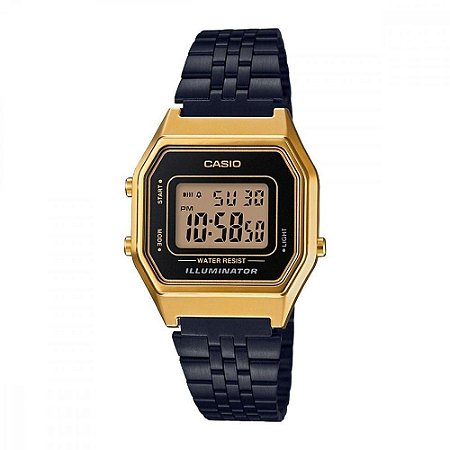 Relógio Unissex Casio Digital LA680WEGB-1ADF - Dourado