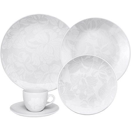 Aparelho de Jantar Oxford Blanc Porcelana 20 Peças ET20478