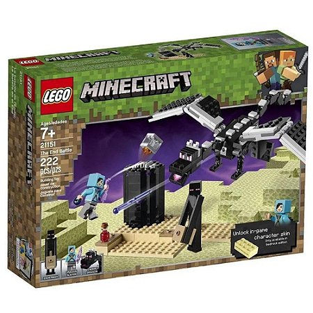 Batalha Final Lego Minecraft 222 Peças - 21151