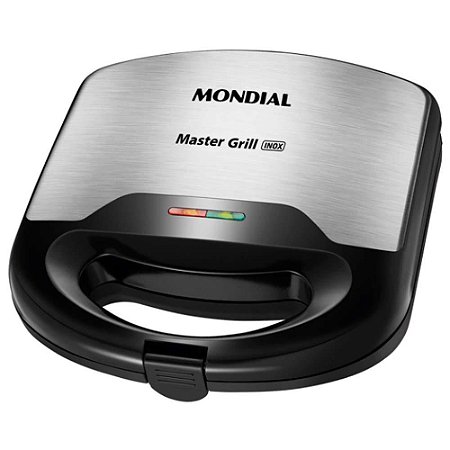 Sanduicheira Grill Mondial Master 2 em 1 S-20 Inox - 127V