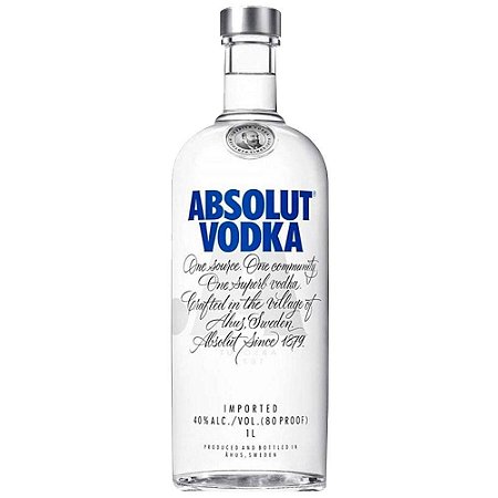 Vodka Sueca Absolut - 1 Litro