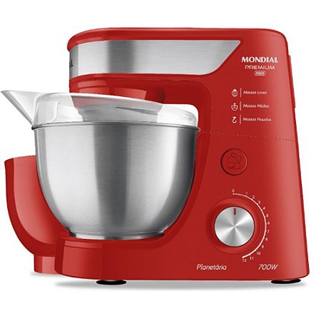 Batedeira Planetária Mondial BP-02P-R-TI Vermelho - 127V