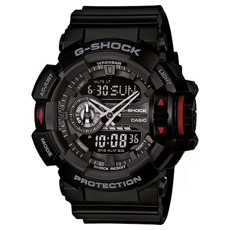 Relógio Masculino Casio G-Shock GA-400-1BDR - Preto