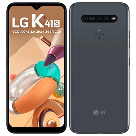 Smartphone LG K41S 3GB/32GB 6.5p LM-K410BMW - Titanium