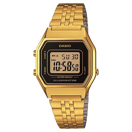 Relógio Feminino Casio Digital LA680WGA-1DF - Dourado