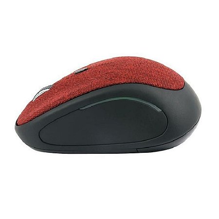 Mouse sem Fio OEX Tiny MS601 - Vermelho/Preto