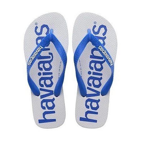 Chinelo Havaianas Top Logomania2 Azul Estrela - 41/42