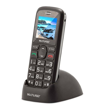 Celular Multilaser Vita 3G Preto + Base Carregadora - P9091