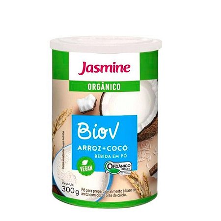 Bebida em Pó BioV Jasmine Arroz+Coco - 300g