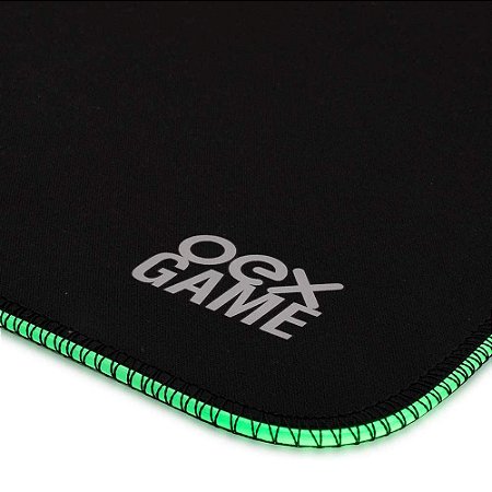 Mousepad Gamer OEX Glow MP310 RGB - Preto