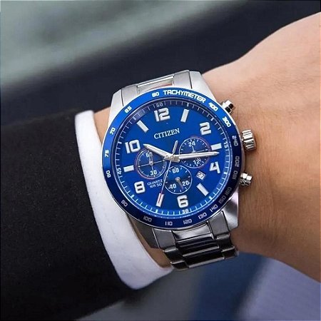 Relógio Masculino Citizen Analógico TZ31454F - Prata