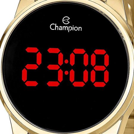 Relógio Champion Feminino Digital CH40115H Dourado
