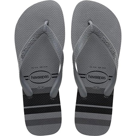 Chinelo Havaianas Top Basic Cinza Aço - 37/38