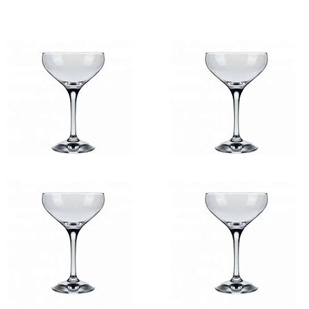 Conjunto de 4 Taças Nadir Mistic Dry Martini - 220ml