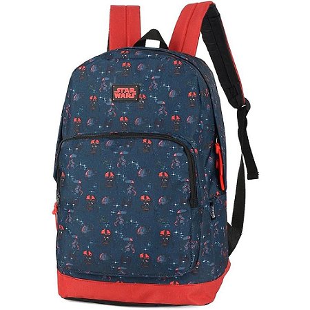 Mochila Escolar Luxcel Disney Star Wars - MS46035ST-VM