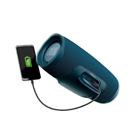 Caixa de Som Bluetooth JBL Charge 4 - Blue