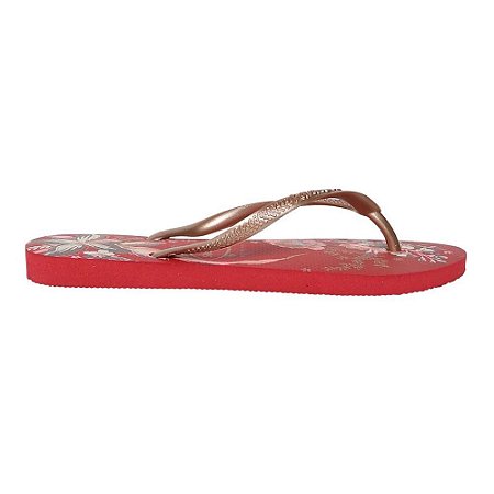 Chinelo Havaianas Slim Organic Vermelho Apache - 41/42