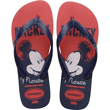 Chinelo Havaianas Top Disney Vermelho Marinho - 29/30