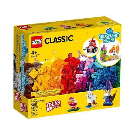 LEGO Classic Blocos Transparentes Criativos - 11013