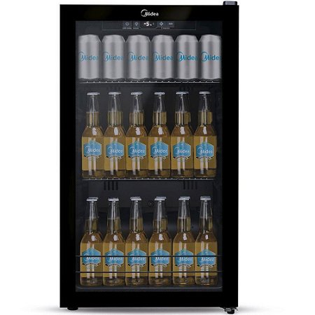 Cervejeira Midea 96L Frost Free BCA10P1 Preto - 127V