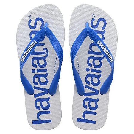 Chinelo Havaianas Top Logomania 2 Azul Estrela - 39/40