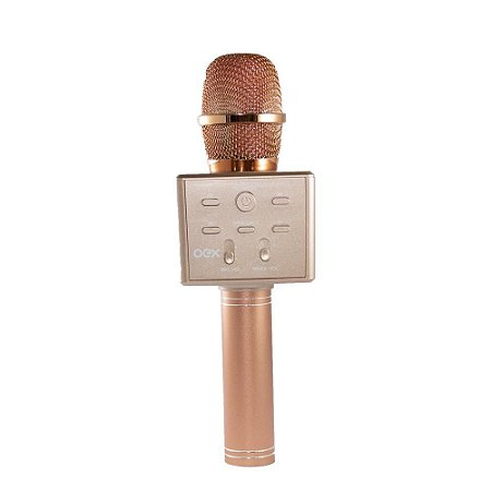 Microfone OEX Superstar MK101 Bluetooth - Ouro Rosé