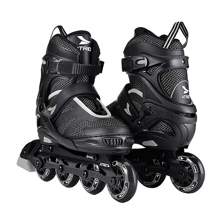 Patins Inline Atrio ES309 Tamanho 37-40 Preto/Cinza