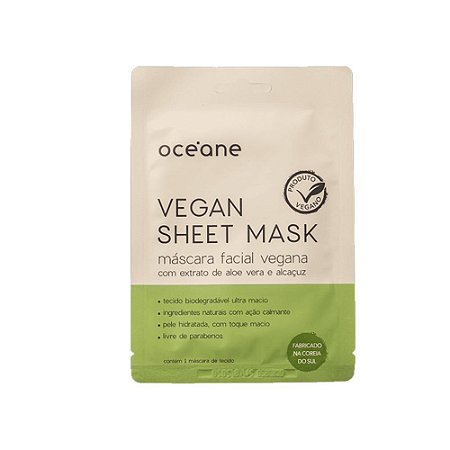 Máscara Facial Vegana Océane Vegan Sheet Mask