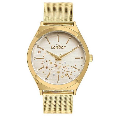 Relógio Feminino Condor Analogico CO2036MVS/4D Dourado