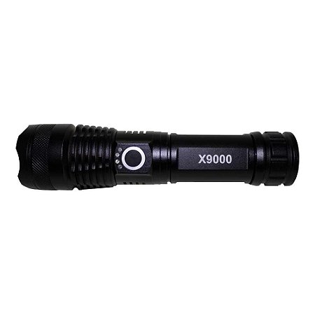 Lanterna Tática X9000 - Preto