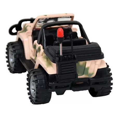 Brinquedo Jeep de Combate Força Tarefa BBR Toys - Bege