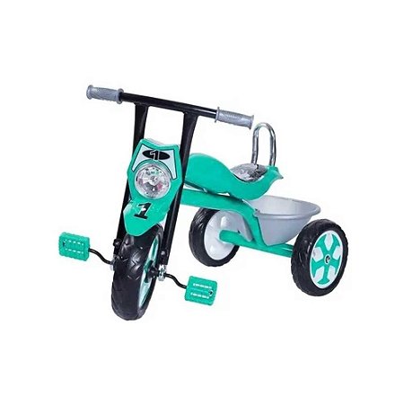 Triciclo Infantil Moto DR-Z Unitoys Verde
