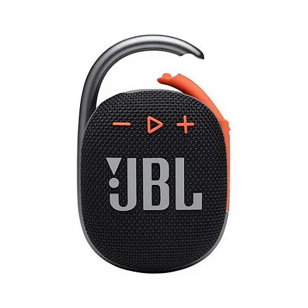 Caixa de Som JBL Clip4 Bluetooth Portátil - Preto
