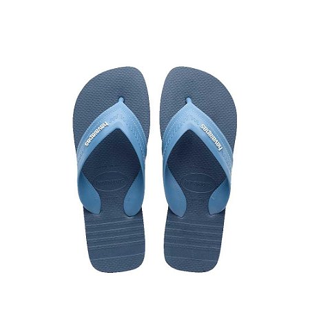 Chinelo Havaianas Hybrid BE FC Azul Índigo - 45/46